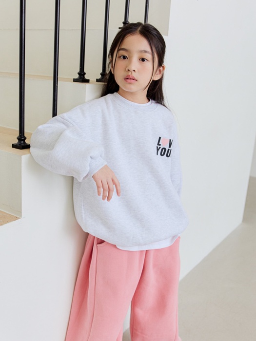 Love You Fleece Sweatshirt