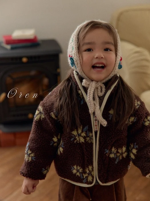 Mellow Flower Fleece Jumper