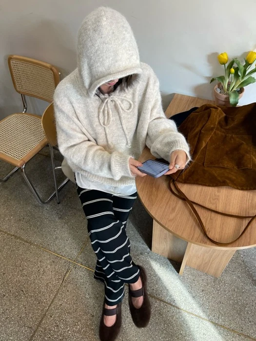 Knit Hoodie