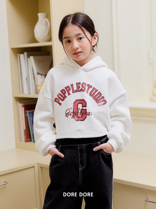 G Crop Hoodie Sweatshirt