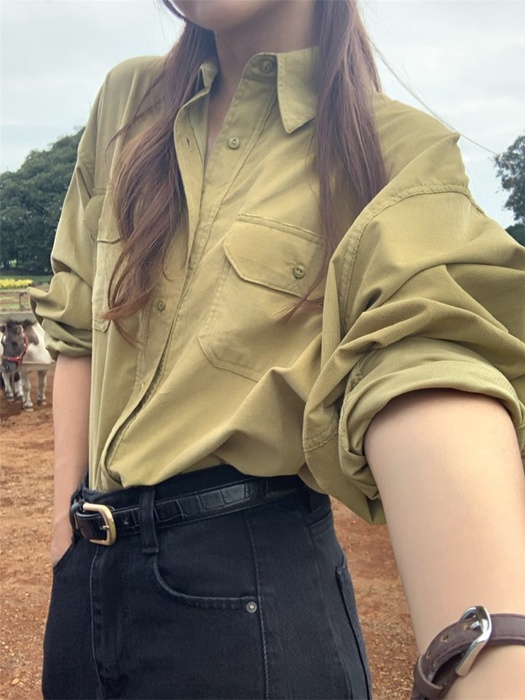 Washed Corduroy Shirt