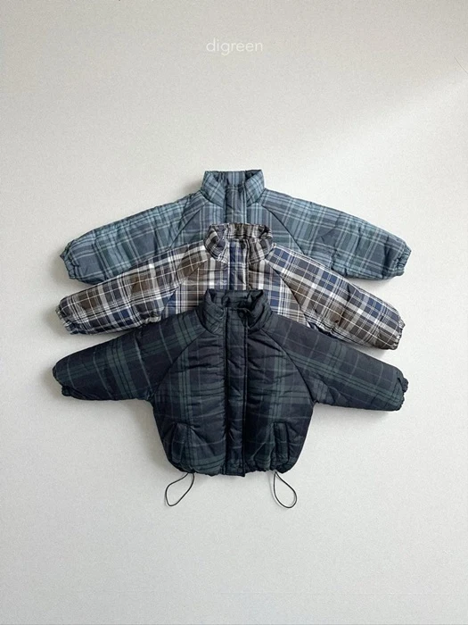 Tori Check Padded Jacket