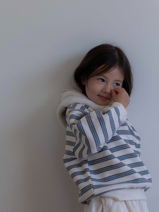 Terry Striped Sweatshirt