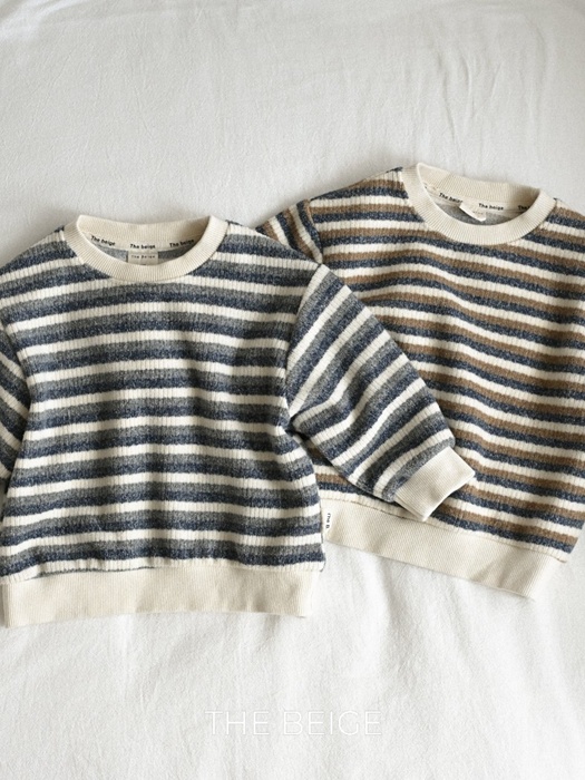 Knit Striped Sweatshirt