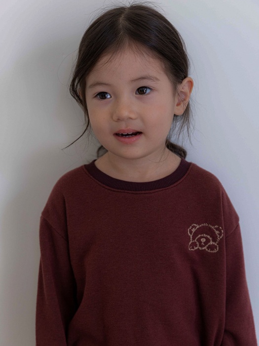Bear Embroidery Binding Tee
