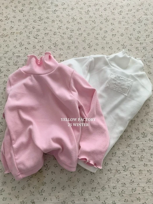 Milk Turtleneck Tee