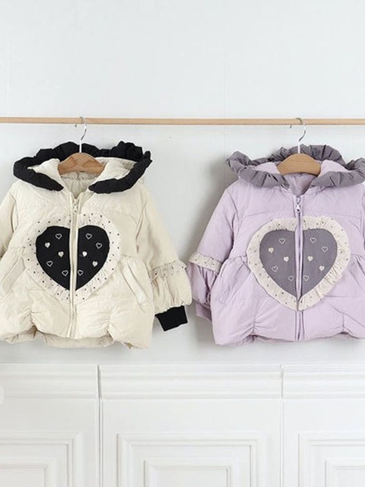 Lace Heart Padded Jacket Lace Heart Padded Jacket