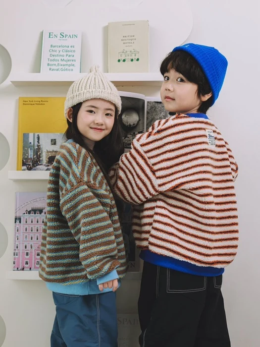 Fleece Stripe Tee