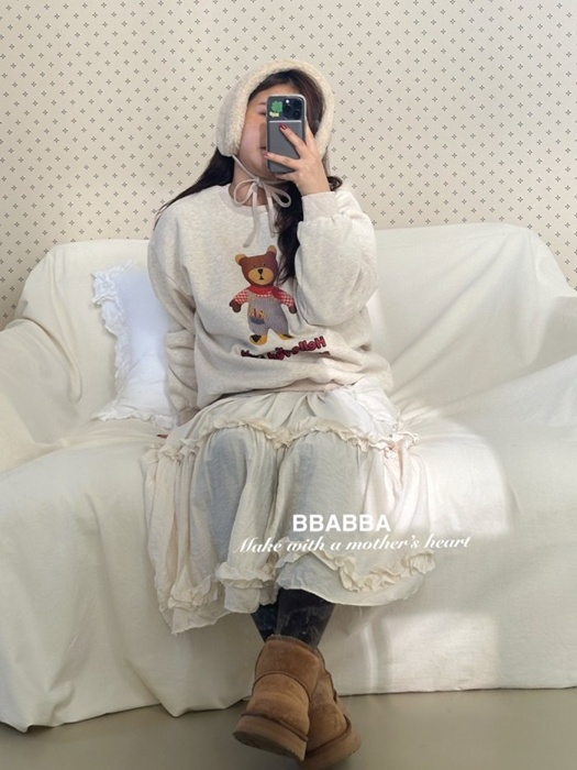 Fleece Winter Bear Sweatshirt (Mom)