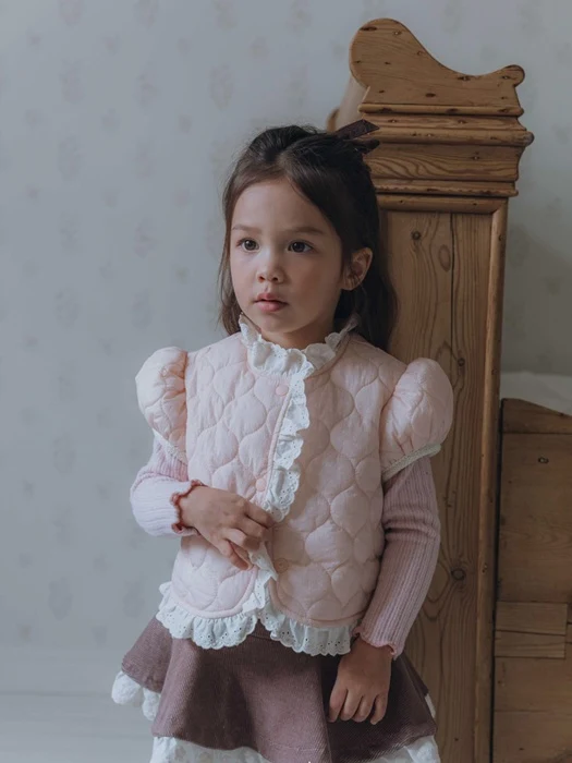 Quilted Lace Vest