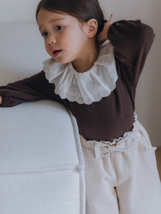 Pleated Lace Tee