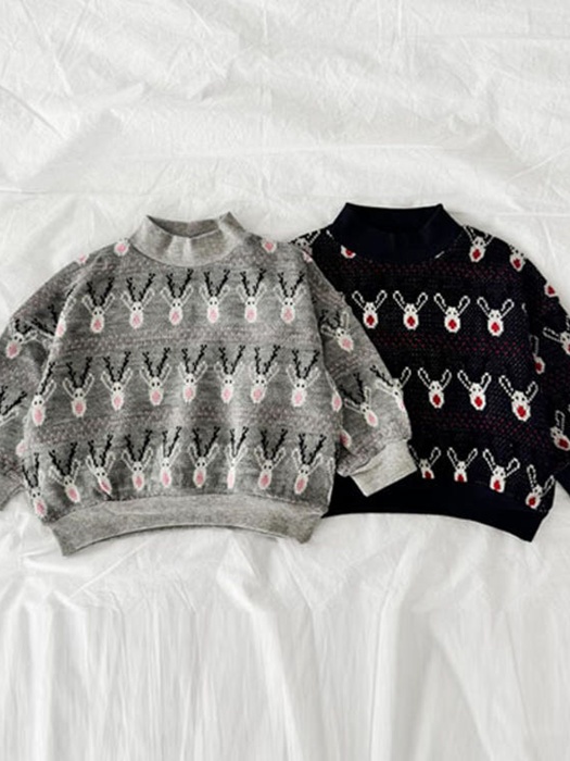 Rudolph Half Turtleneck Sweatshirt