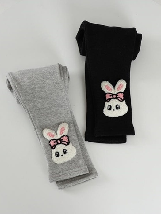 Fleece Ribbon Bunny Leggings