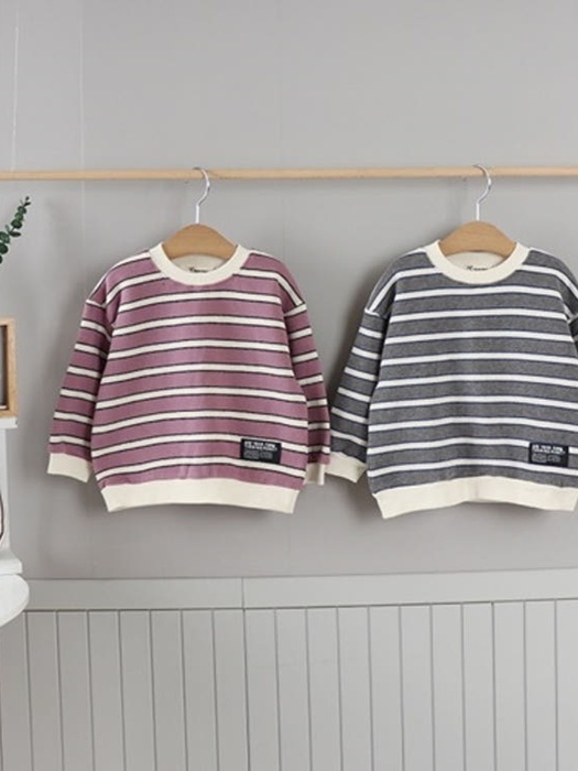 Fleece Tommy Stripe Sweatshirt Fleece Tommy Stripe Sweatshirt