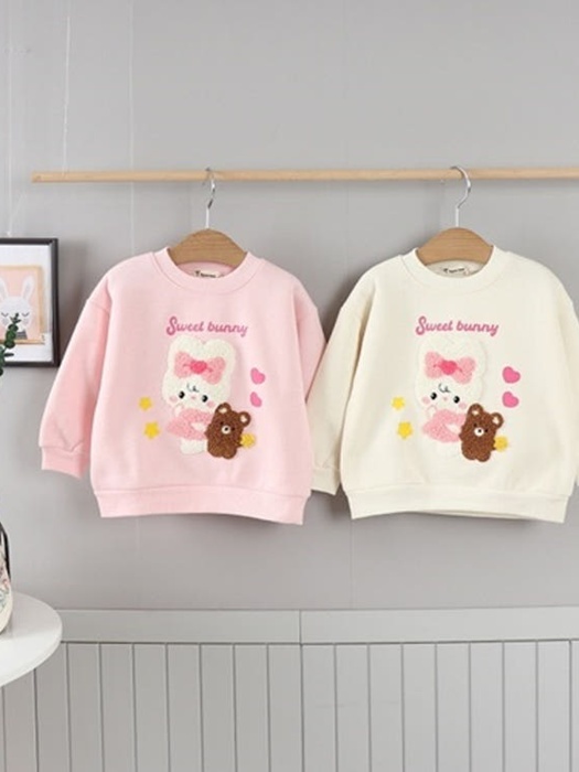Fleece Bunny Bear Sweatshirt