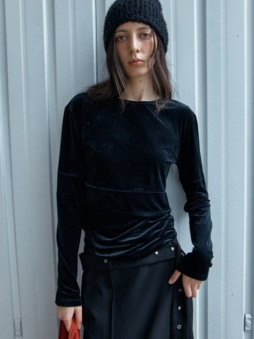 Carly Velvet Tee