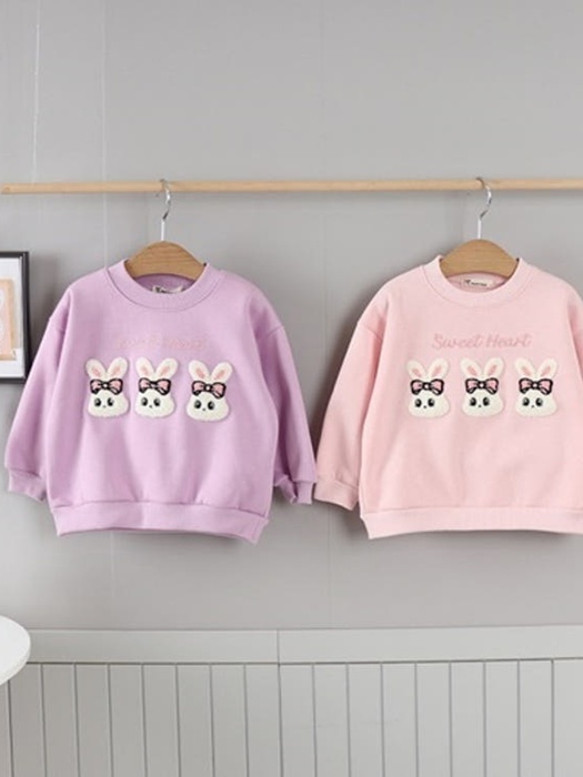Fleece Three Rabbits Tee