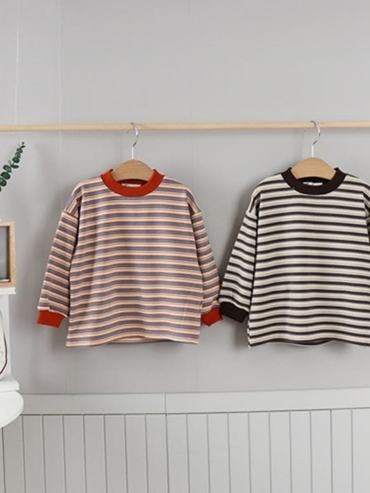Fleece Multi Stripe Tee
