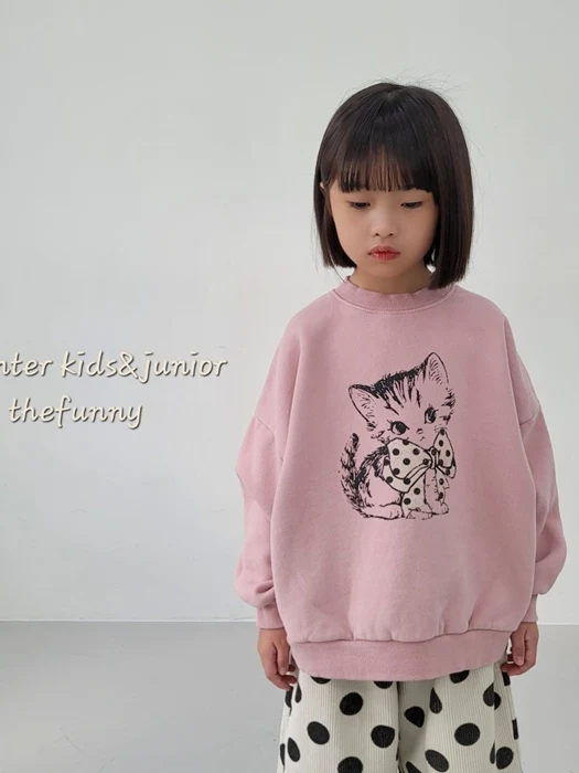 Ribbon Cat Sweatshirt Ribbon Cat Sweatshirt
