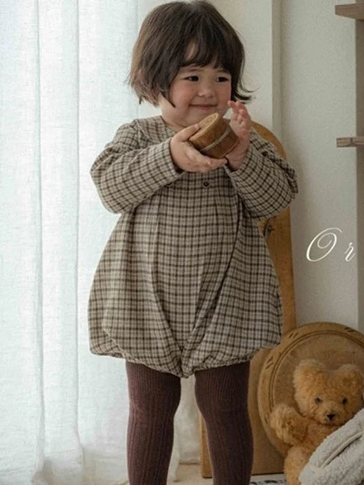 Bebe Brioche Check Suit