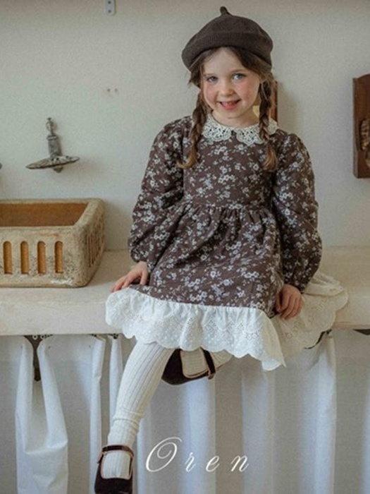 Kids Serena Flower Padded One-piece