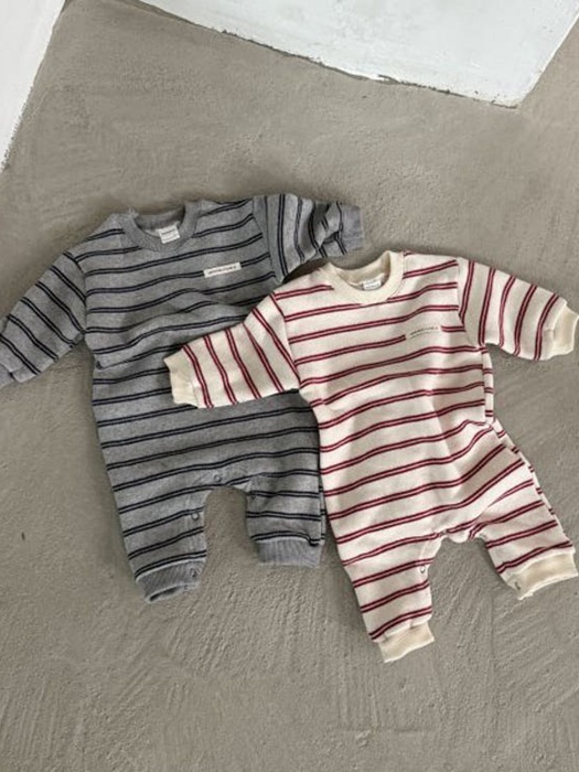 Bebe Double Fleece Stripe Suit