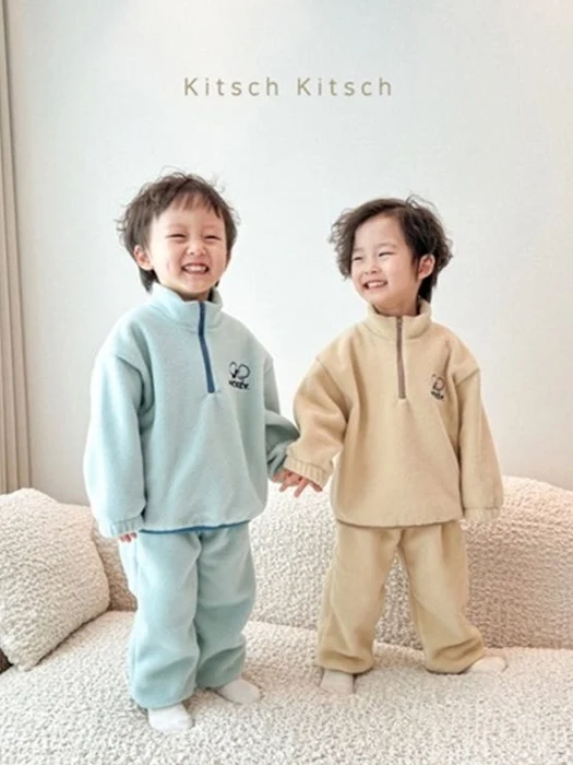 D Feather Fleece Anorak Set D Feather Fleece Anorak Set