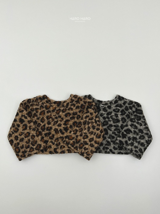 Fuzzy Leopard Crop Tee Fuzzy Leopard Crop Tee