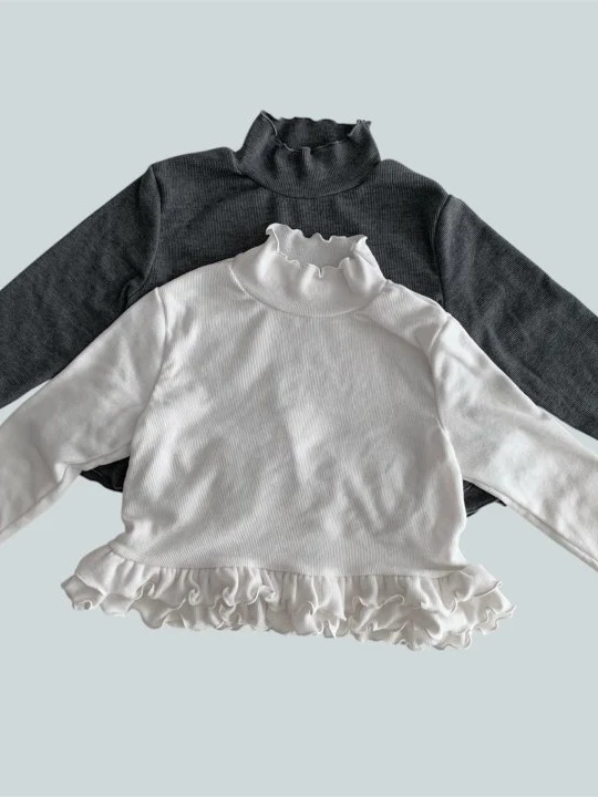 Lily Tiered Turtleneck Tee