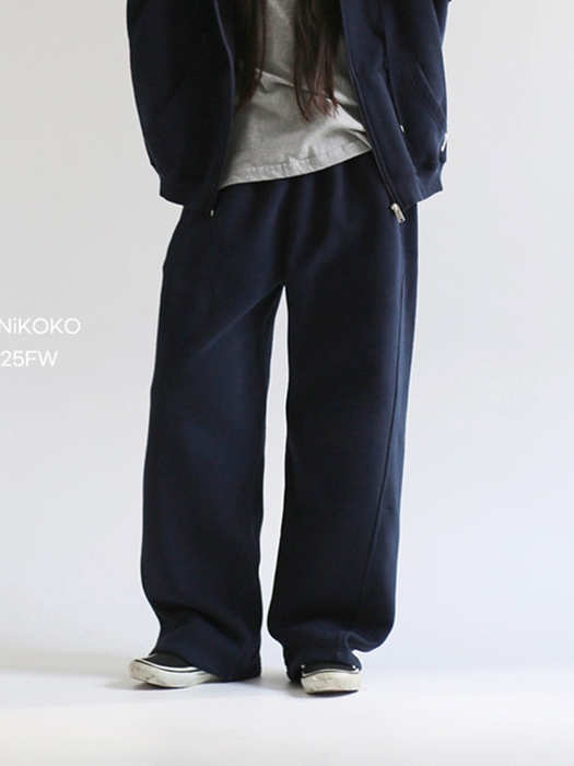 Basic Straight Fleece Pants