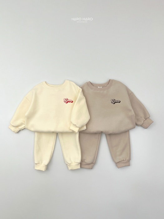 Love Fleece Set Love Fleece Set