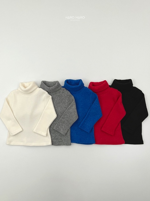 Soft Fleece Turtleneck Tee Soft Fleece Turtleneck Tee