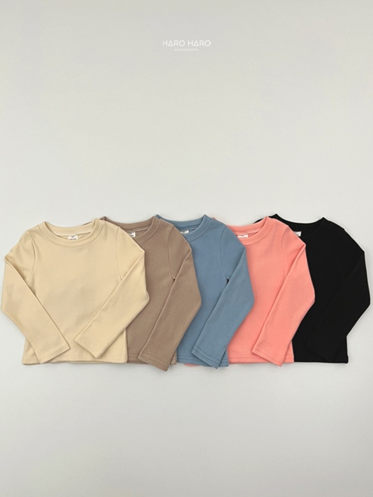 Macaron Slim Fleece Tee Macaron Slim Fleece Tee
