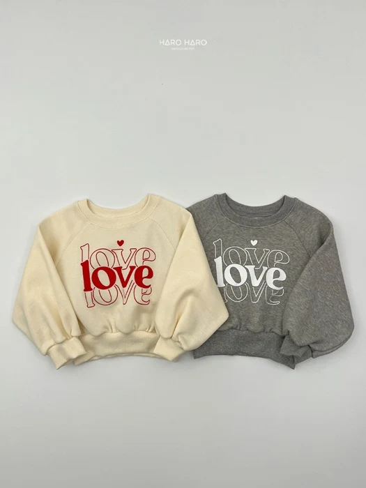 Love Love Fleece Sweatshirt Love Love Fleece Sweatshirt