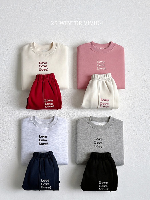 Love Love Fleece Set