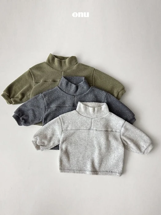 Fleece Turtleneck Long Tee
