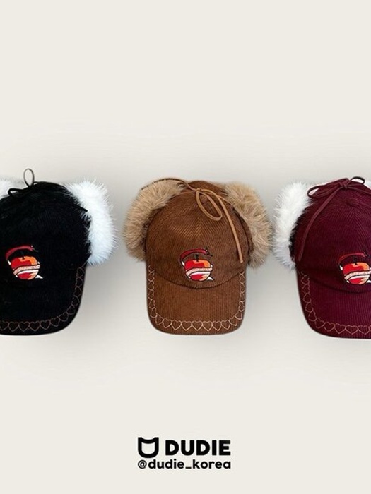 Apple Ear Flap Cap