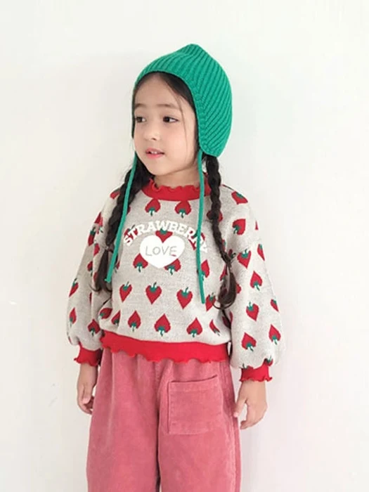 Strawberry Knit Tee