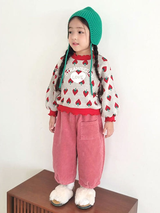 Corduroy Pleated Pants
