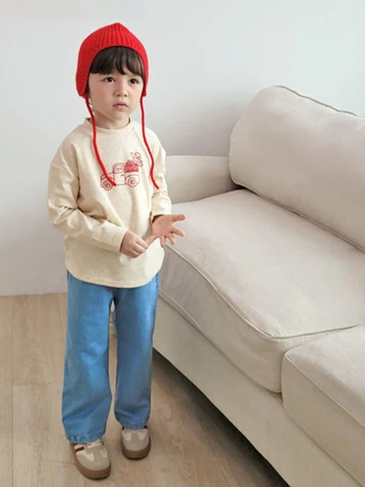 Denim Fleece Pocket Pants