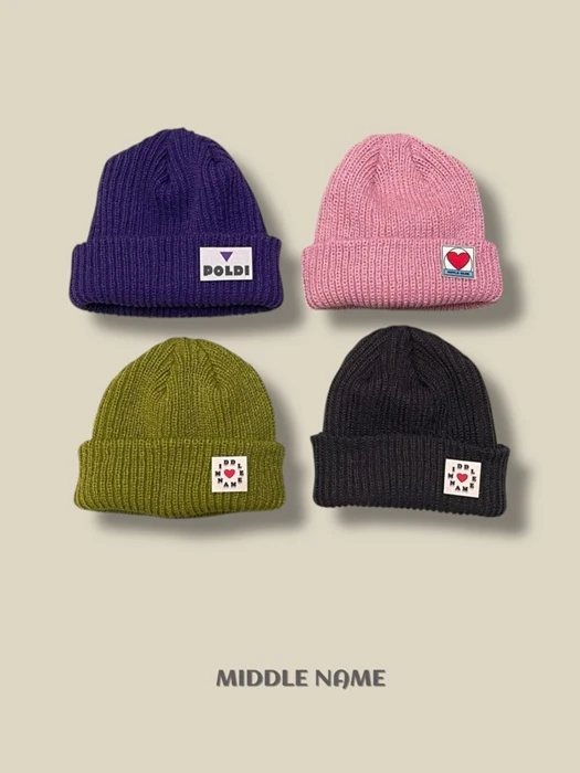 Knit Patch Beanie Knit Patch Beanie