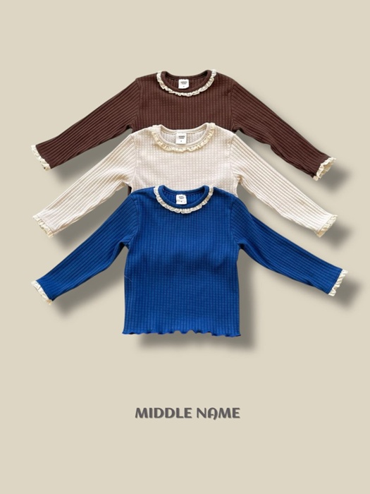 Rib Lace Tee