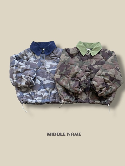 Camo Bonding Collar Tee