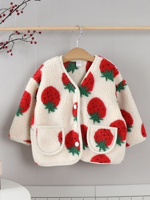 Strawberry Fleece Jacket Strawberry Fleece Jacket