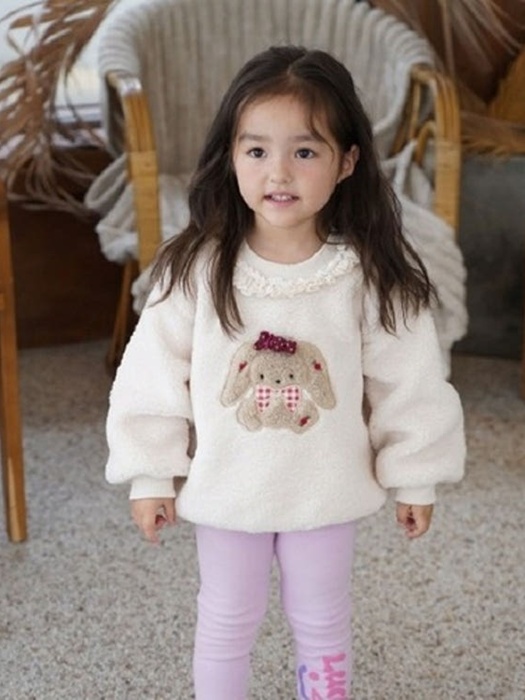 Fluffy Rabbit Fleece Tee