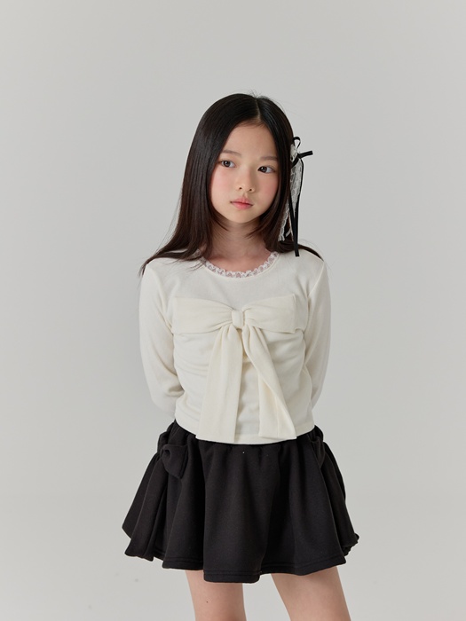 Ribbon Ribbed Tee