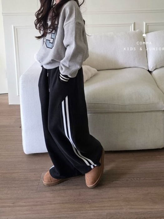 Cut Line Double Stripe Pants Cut Line Double Stripe Pants