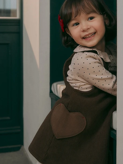 Nev Fleece Corduroy Baby One-piece