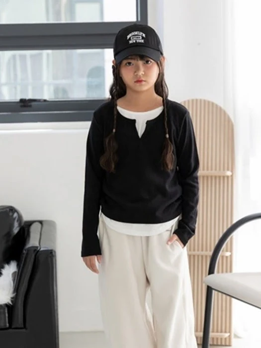 Ribbed Layered Tee