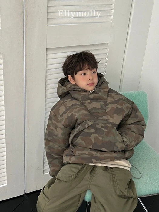 Camo Padded Hood (Junior)